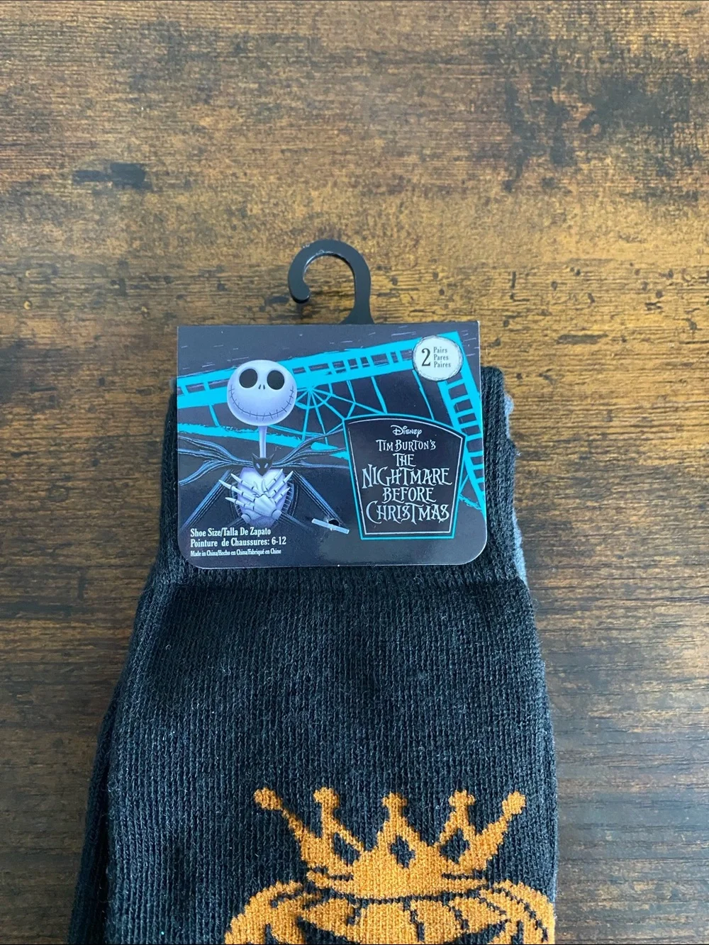 Disney Men’s The Nightmare Before Christmas Socks (2 pairs)